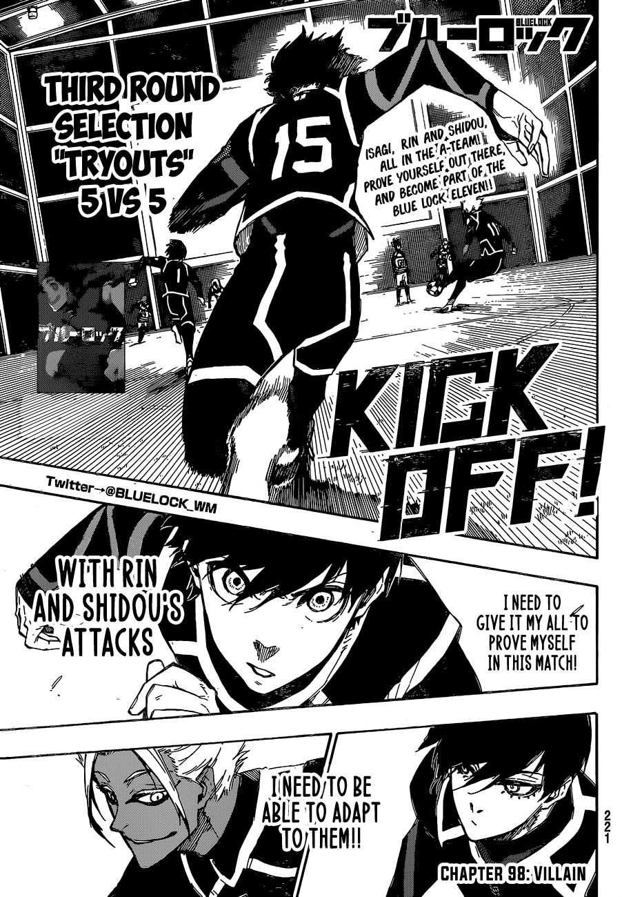 Blue Lock Chapter 98 image 01